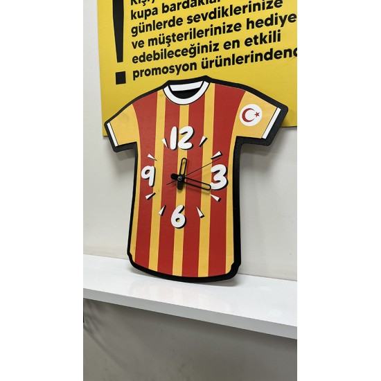 Kişiselleştirilebilir Taraftar Forma Duvar Saati 