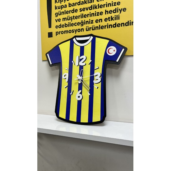 Kişiselleştirilebilir Taraftar Forma Duvar Saati 